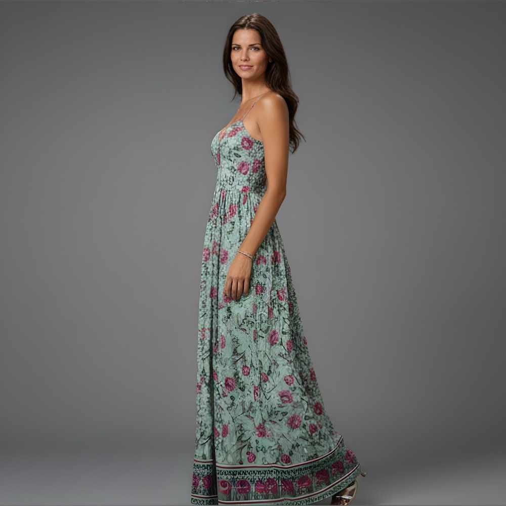 Boho Floral Print Cami Dress - Picture 5 of 14
